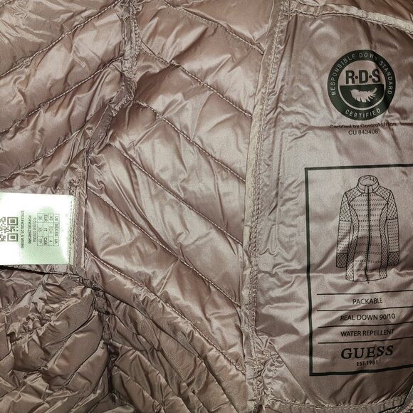 NWT GUESS Marciano XS QUILTED DOWN Natasha Puffer Jacket Coat Moncler Mackage - Picture 15 of 16